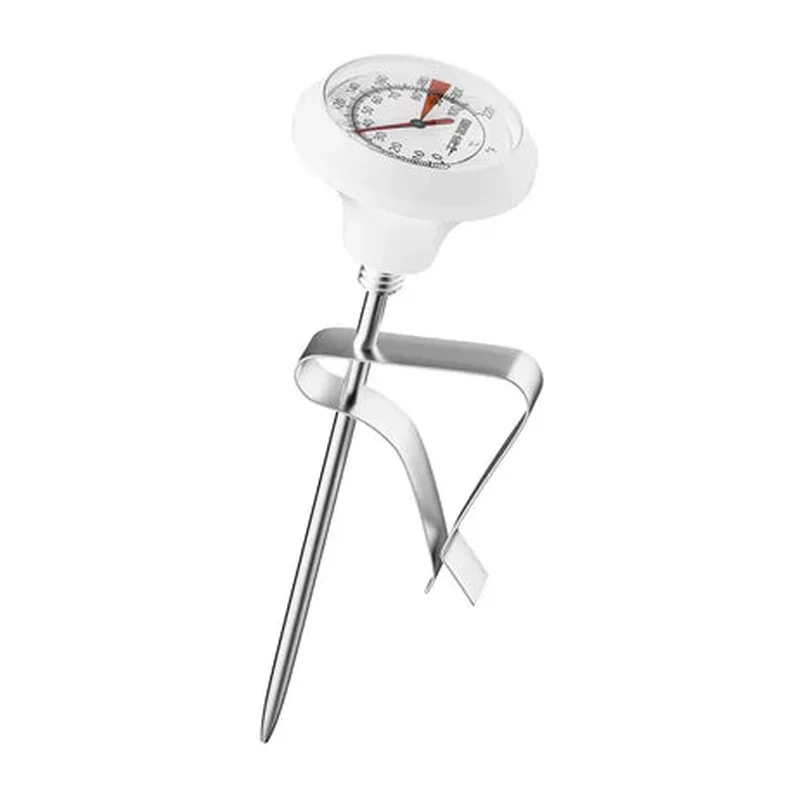 Dial thermometer — white