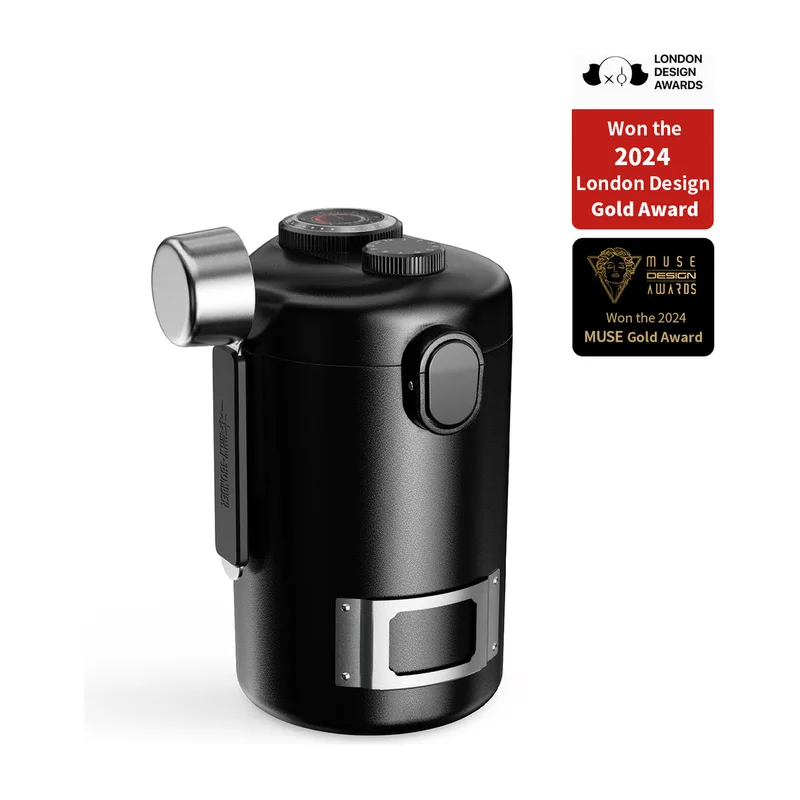 Gambo sealed canister 250 g — black